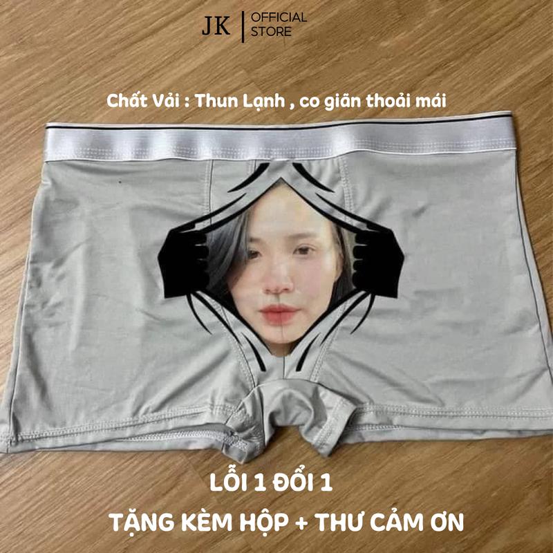 [QUẦN IN THEO YÊU CẦU]Quần Sịp in hình thiết kế theo yêu cầu ,sịp đùi nam in hình người yêu ,thun lạnh co giãn thoải mái quần  lót  đùi