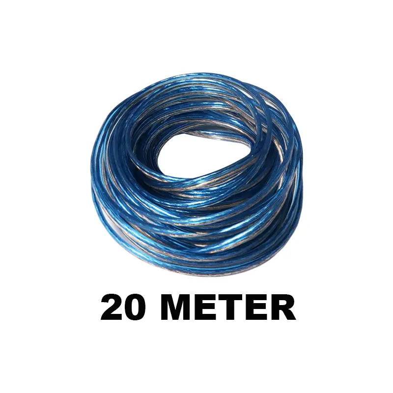 EELIC KAL-I2X30 -20M KABEL LISTRIK AUDIO SERABUT TRANSPARANT 2X30 SAMA DENGAN 2X1.0MM2 PANJANG 20 METER