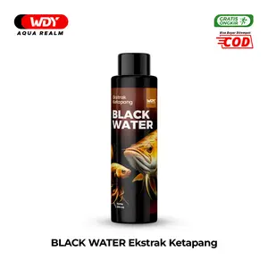 BLACK WATER Ekstrak Ketapang Untuk Ikan Cupang Channa dan Ikan Hias Super Pekat