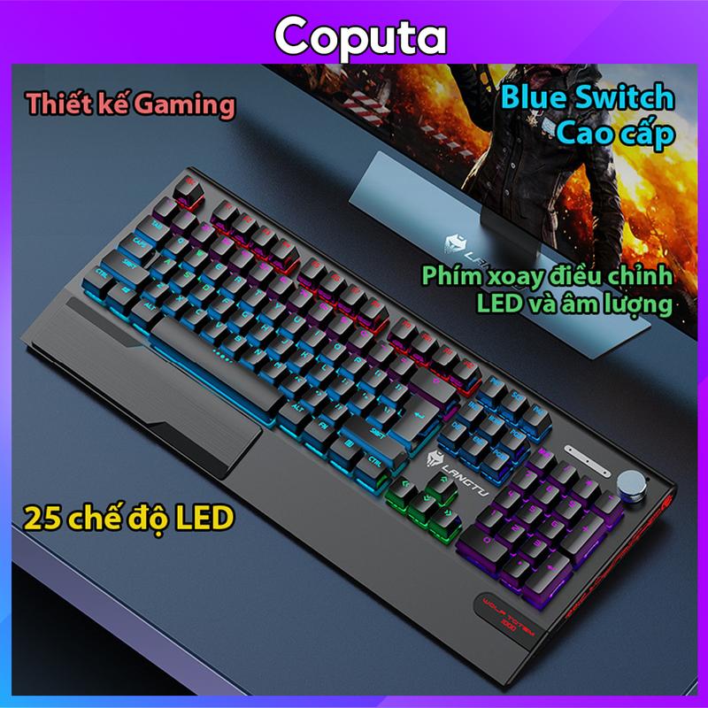 Bàn phím cơ Coputa  gaming chơi game full LED K1000