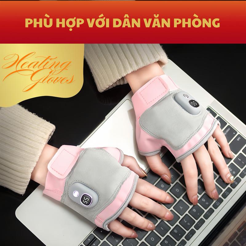 Găng Tay Sưởi Ấm Sử Dụng Liên Tục Trong 3-4 Giờ, Phù Hợp Cho Dân Văn Phòng, Người Đi Xe Máy Mùa Đông, Người Già Bị Lạnh Tay, Trẻ Em Đi Học