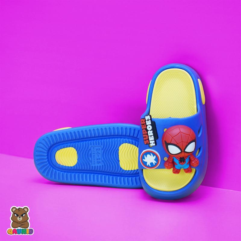 Dép Bánh Mì Spiderman GAUKID-G16 - Đế Siêu Dày, Êm, Chống Trơn Trượt 6
