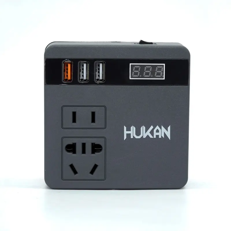 Chân Chuyển Đổi Biến Tần Thông Minh Hukan HM21-SI0200 -  Biến tần chuyển đổi điện áp 21v lên 220v - Chân pin phổ thông M21 4cm - Điện máy Việt Nhật 6