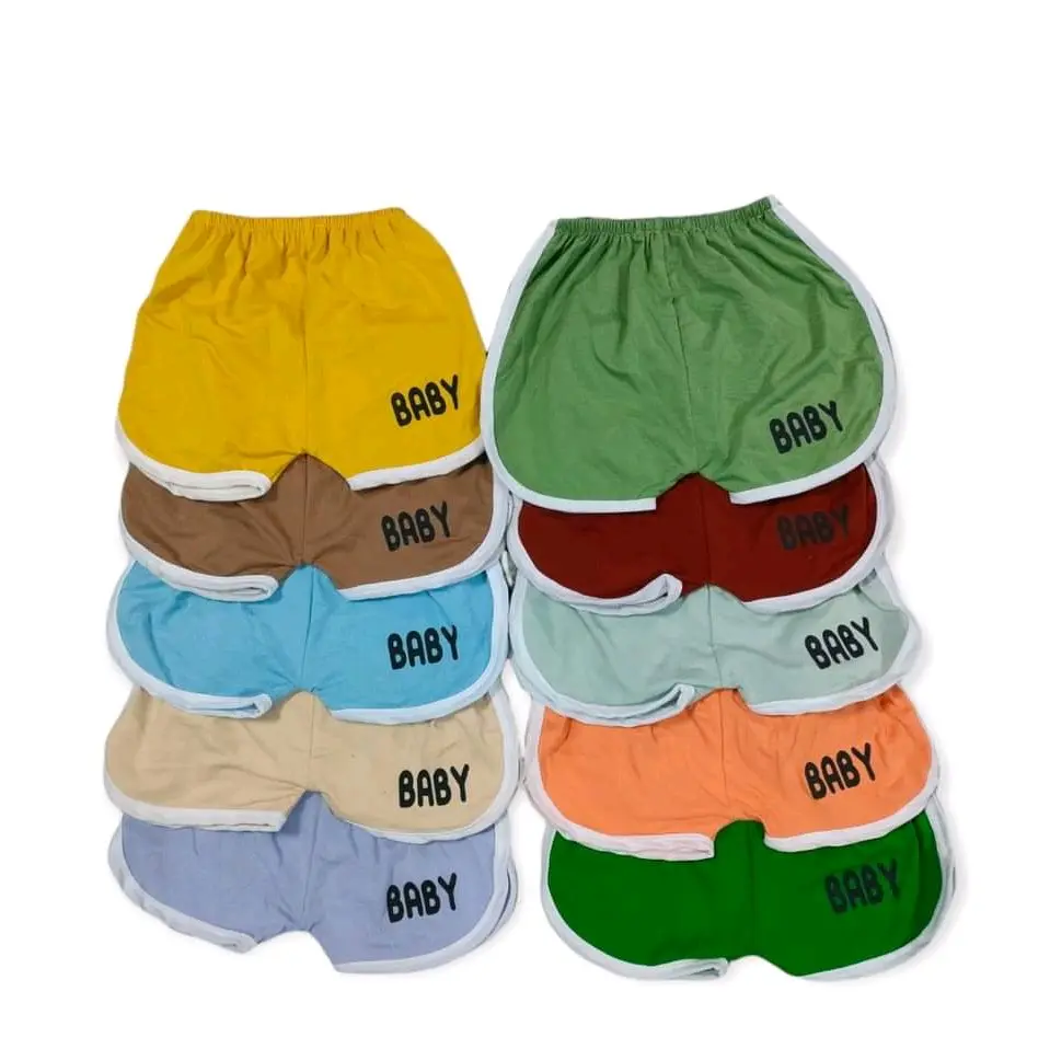 Sét 10 quần đùi cotton đẹp cho bé size cho be 5-17kg