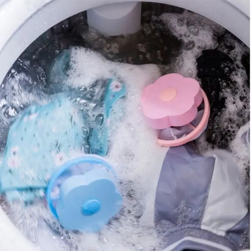 Kantong filter mesin cuci laundry bag mesh alat penyaring kotoran saringan bulu baju di mesin cuci rambut 1