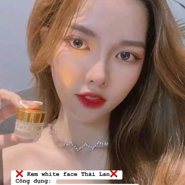 Kem white face hỗ trợ da mụn. chăm sóc da làm đẹp da  Kem Face 3