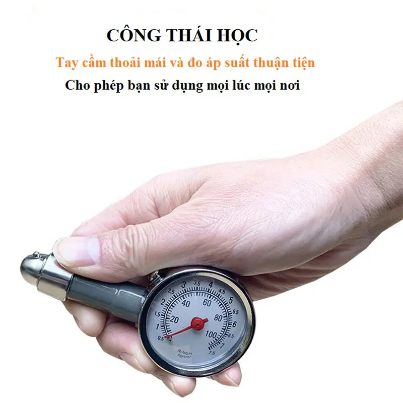 Đồng hồ đo áp suất lốp ô tô Đồng hồ đo áp suất lốp xe máy ... Bz-Auto 6