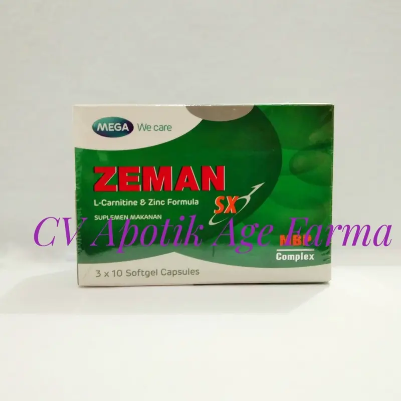 Zeman SX Soft Caps isi 30 (Mega LifeSciences) Dewasa 1