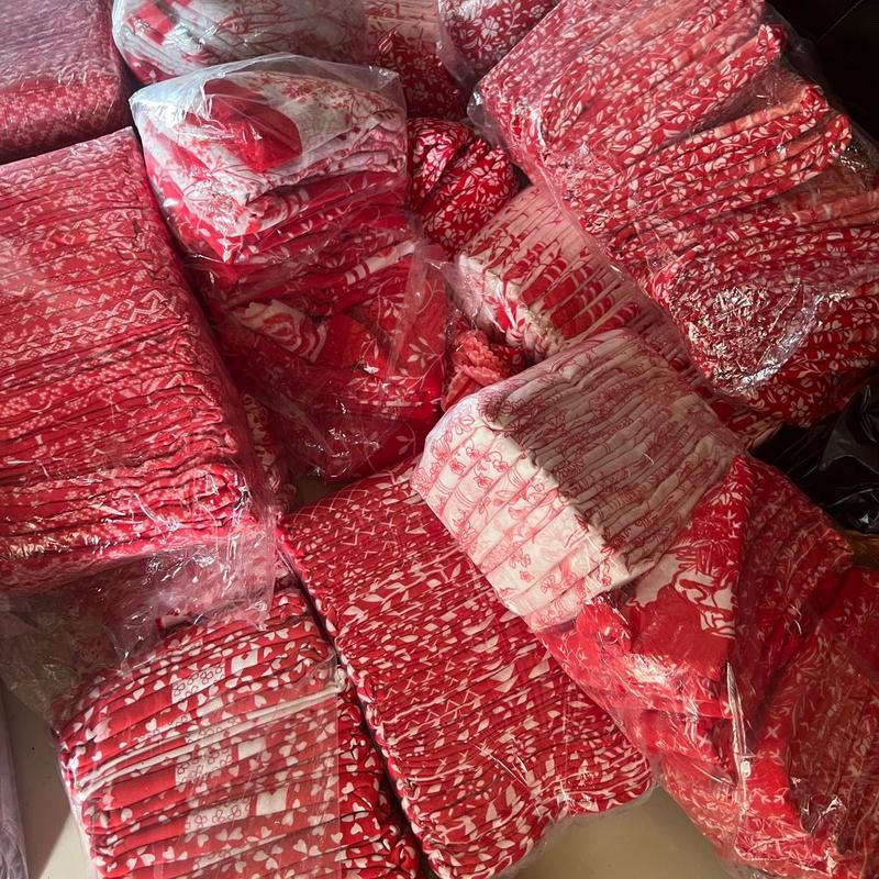 Jilbab segi empat merah putih 17an 3