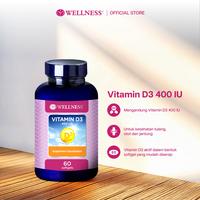 Gambar Wellness Vitamin D3-400 I.U - 60 Softgels - WELLNESS VITAMIN D3-400 I.U dari Wellness Indonesia_NEW Kota Bandung 2 Tokopedia