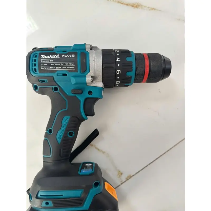 Thân máy khoan, KHOAN ĐẦU 13 LY ,21V mô tơ không chổi than - thân máy khoan makita 4
