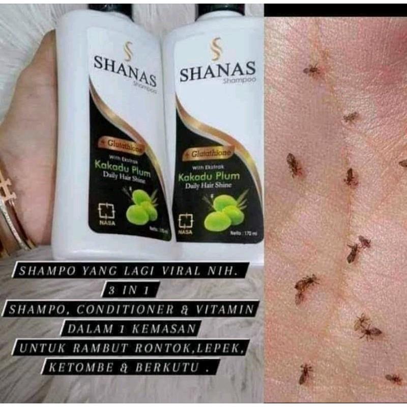 SHAMPO PEMANJANG RAMBUT//PENUMBUH RAMBUT SHANAS 4