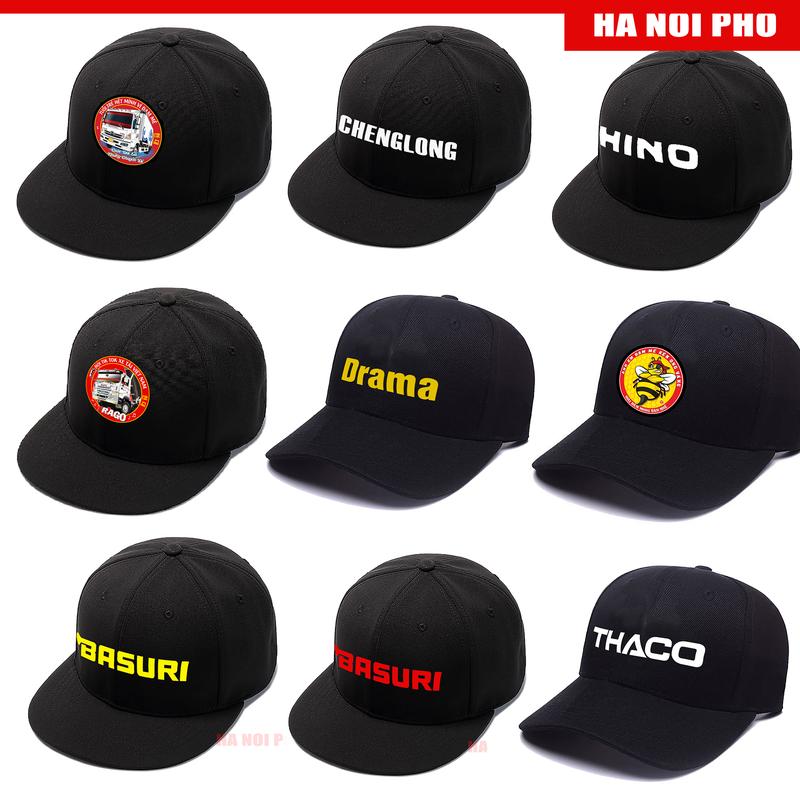 Mũ Nón Xe tải Trago, Chenglong,  Kèn Hơi Basuri, H7 Luxury Women Đinh Cap Hat