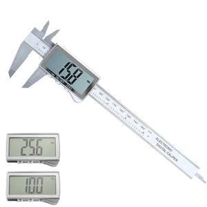 Pinzas digitales electrónicas de 0 a 150 mm, Pinzas de vernier digitales LCD con pilas CV2032, Herramienta de medición manual para el hogar, Herramienta de medición profesional