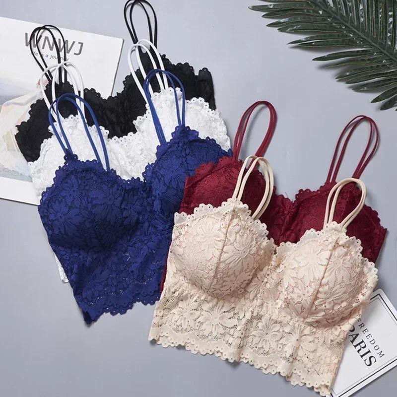 Áo Ngực Áo Ngực Ren Hoa, Thời Trang Nữ, Áo Nữ, Bán Chạy, Áo Ống Dây Ren Nữ Đồ Lót Mới Women Bra 2