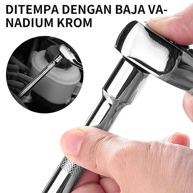 ISKU Extension Bar 10" Murah Pemanjang Kunci Sok 250mm Panjang Sambungan Sok 2
