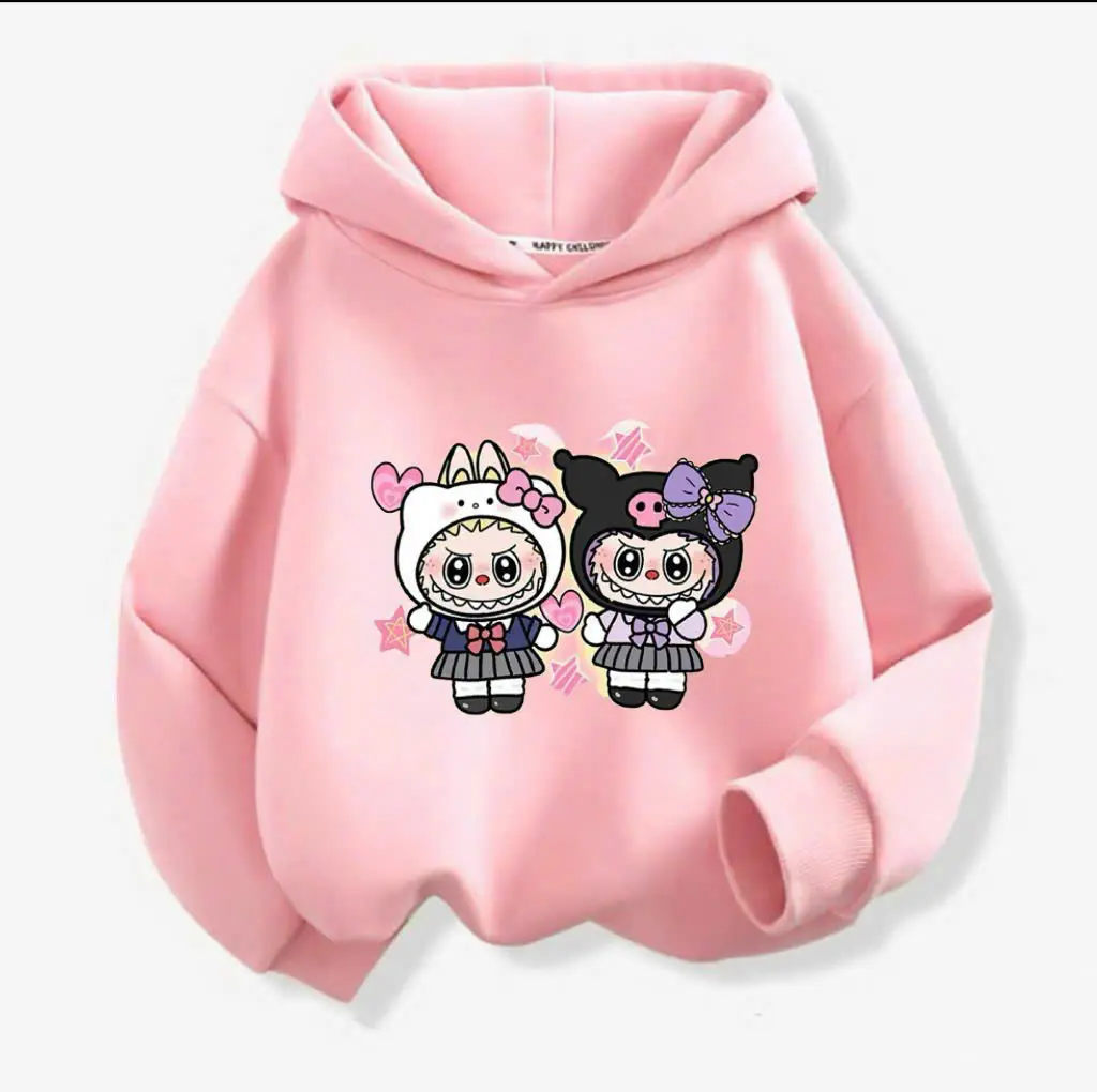 Áo Hoodie Họa Tiết Dễ Thương Cho Bé, Kích Thước 9-45kg