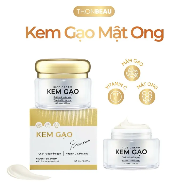 Kem Gạo Mật Ong - Làm Đẹp Da 0