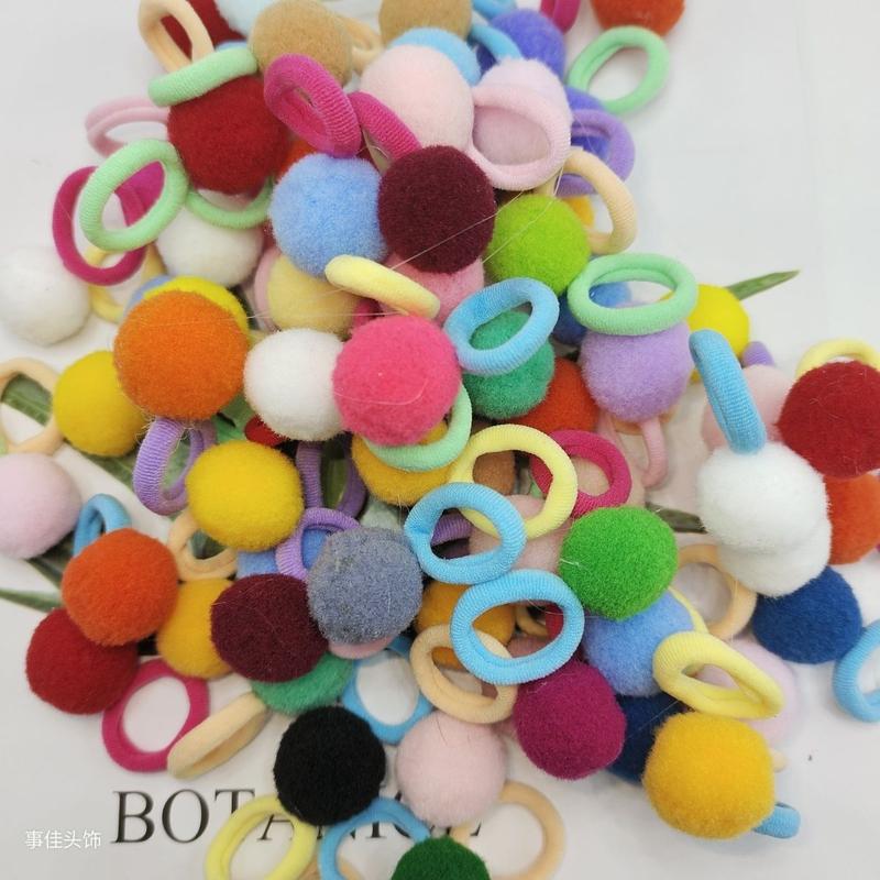 Product Introduction of Dây Buộc Tóc Trẻ Em, Dây Buộc Tóc Pom-Pom Dễ Thương, Dành Cho Bé Gái Và Bé Trai, Đầy Màu Sắc, Dây Buộc Tóc Bện Cho Bé, Phụ Kiện Tóc Năm Mới, Mua Lẻ, 2024 8