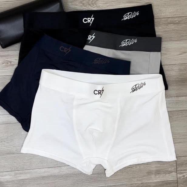 [COMBO 5] Quần SIP Nam Boxer Cạp CR7, Quần Sịp Đùi Nam Chất Thun Lạnh Co Giãn, Thoáng Khí, Thấm Hút Mồ Hôi 0