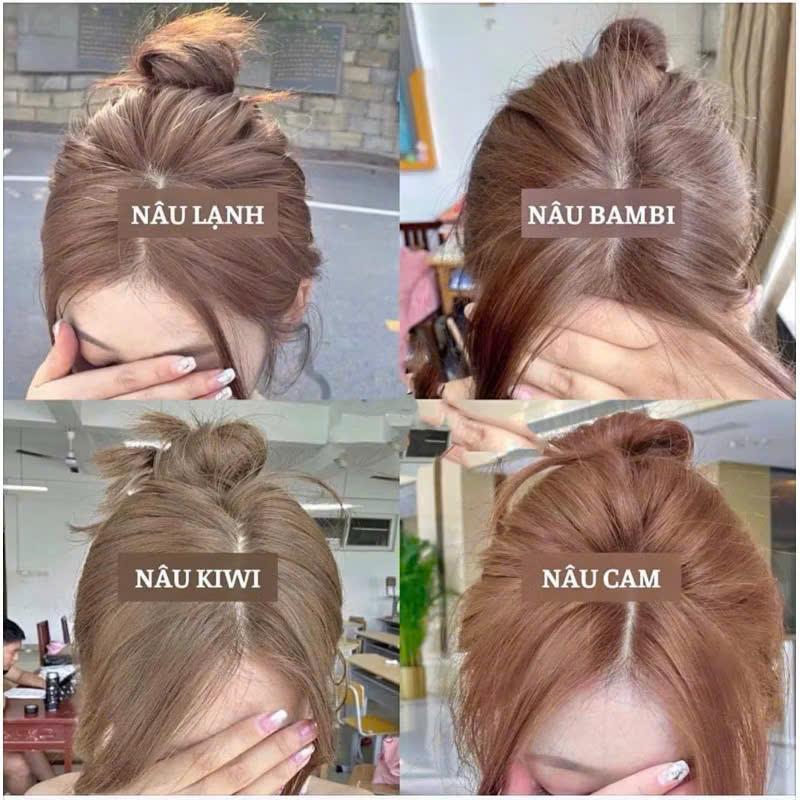 Thuốc Nhuộm Tóc Tại Nhà full Màu Hot Trend tặng dụng cụ nhuộm