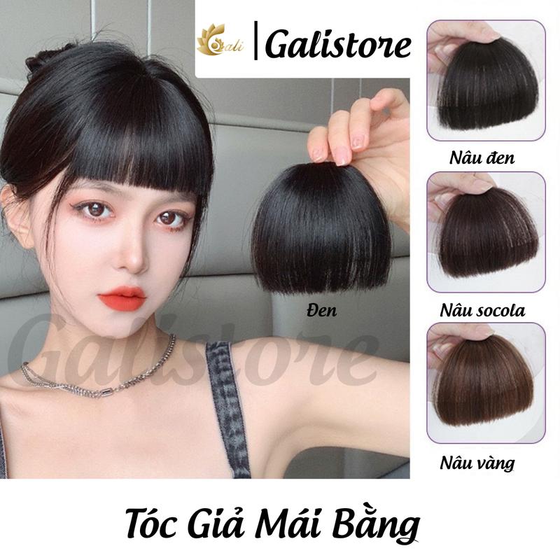 Tóc mái giả ngố. Tóc giả mái bằng phong cách Hàn Quốc nhiều màu dễ thương cho Nữ