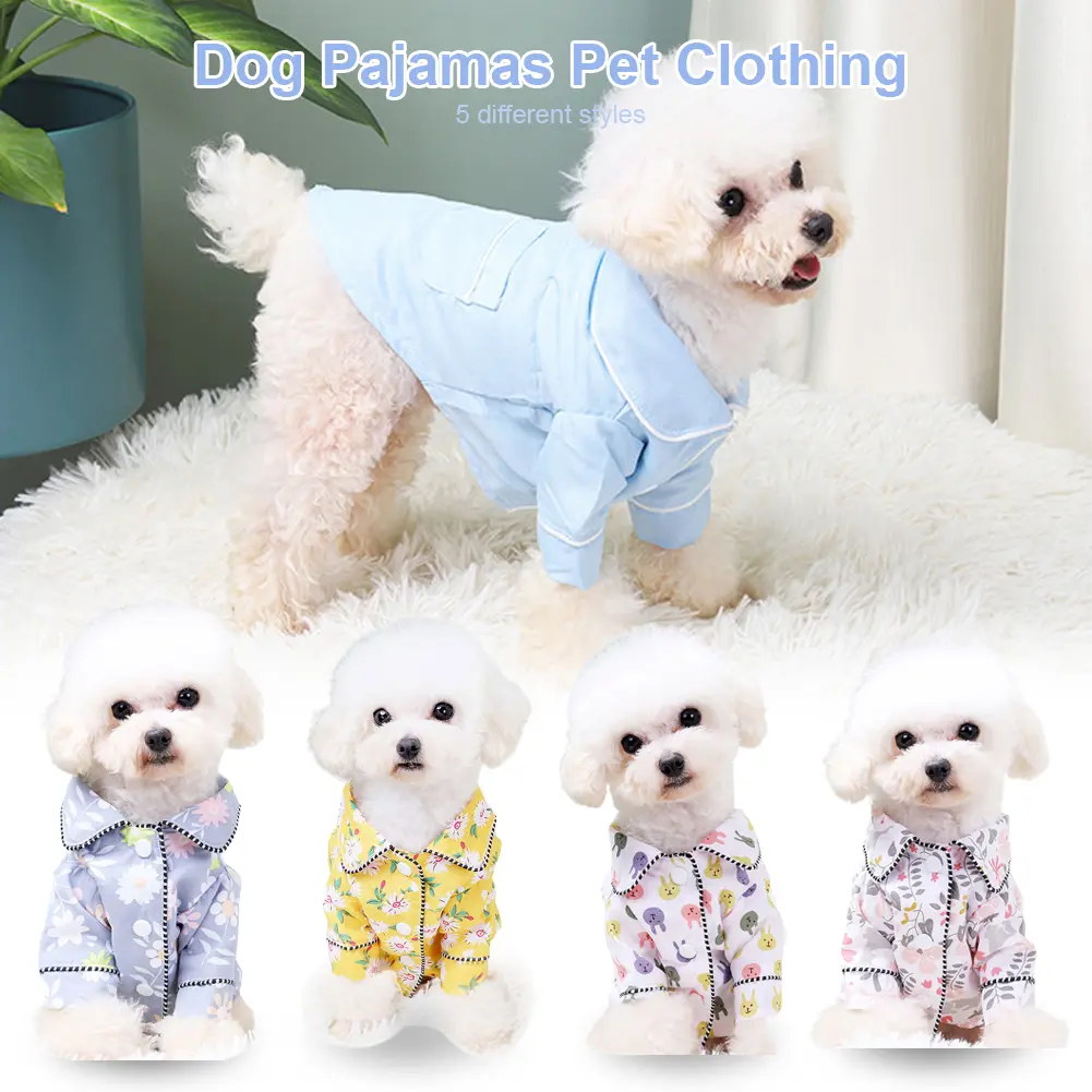 Dog Fashion Pajamas Pet Clothing for Small Medium Dogs Clothes Cat Clothes For Spring And Summer #341694
