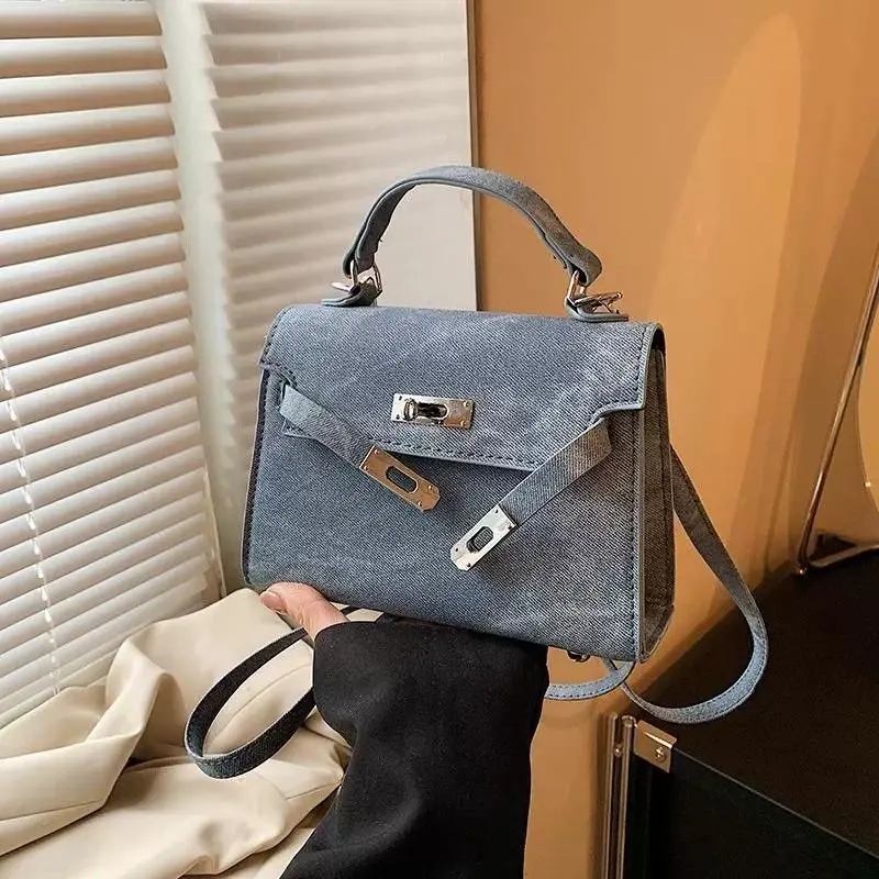 New Fashion Bag Versatile Ins Handbag Small Bag for Women New Trendy Fashion Texture Kelly Bag Summer High-end Crossbody Bag Women's Bag Girls' Bag mini  kelly
