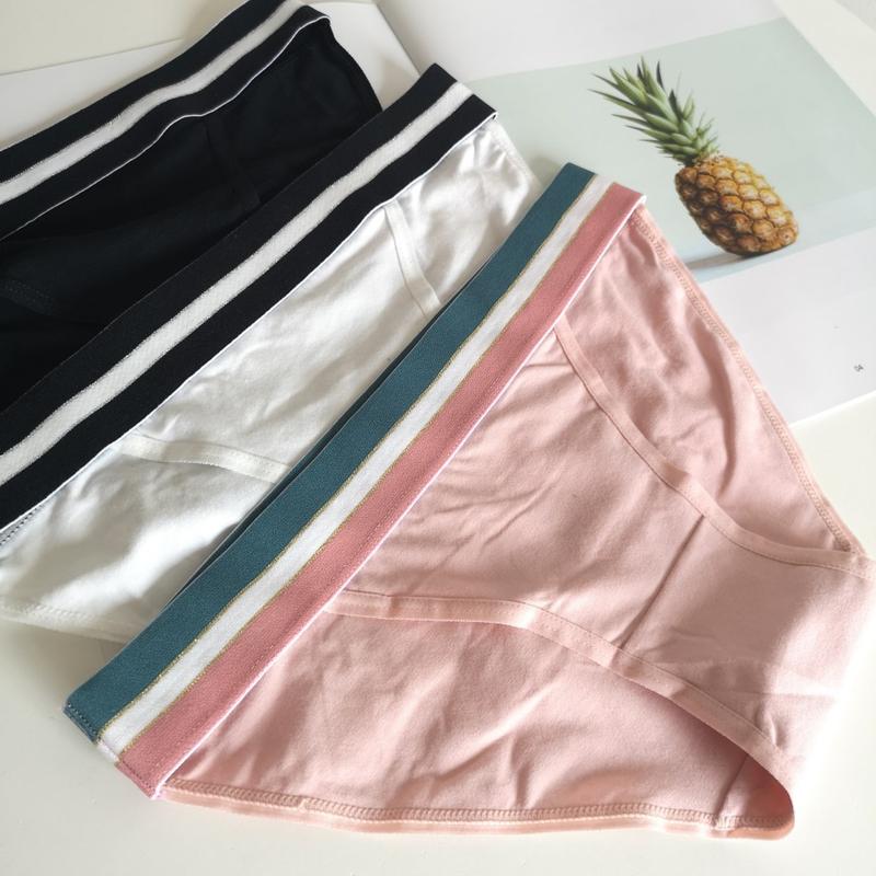 Product Introduction of Sports Style Wide Belt Simple and Breathable Women's Cotton Underwear Bikini Sexy Girl, Japanese Dalian Supply 1