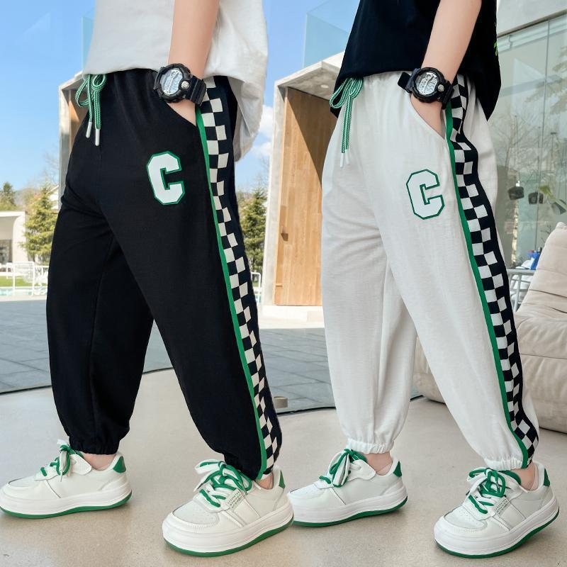 Boys' Pants Summer Thin 2022 New Children's Medium and Big Children ...