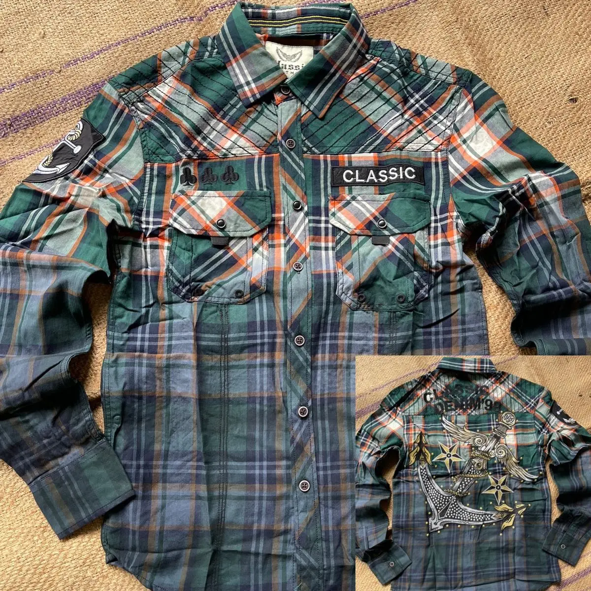 Áo Classic thêu hình