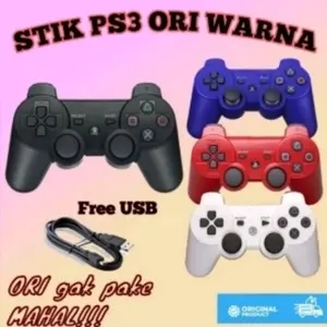 Stik PS3 Ori Pabrik Warna Wireles Controller