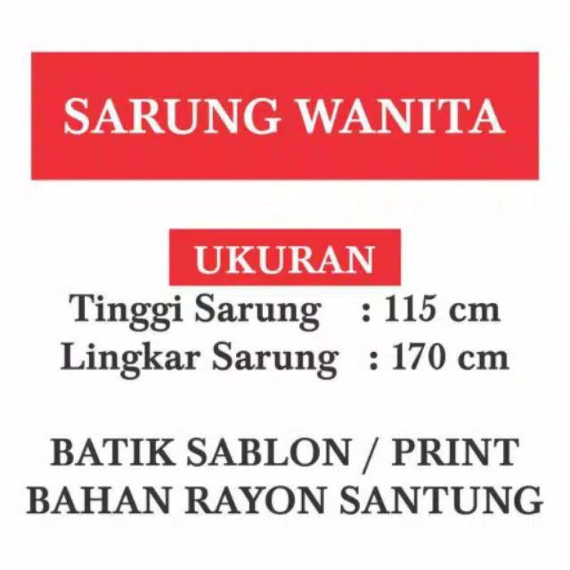 Product Introduction of SARUNG SANTRI WANITA / SARUNG GOYOR WANITA BATIK 1