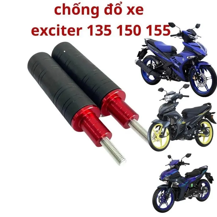 Gù chống đổ sau xe exciter 135 150 155 chất liệu nhựa abs siêu bền bảo hành 1 năm