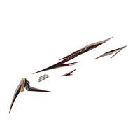 Gambar Sticker Body Set Kanan Merah Honda Vario 110 eSP 871X0K46N30ZBR dari Honda Cengkareng Kota Tangerang 2 Tokopedia