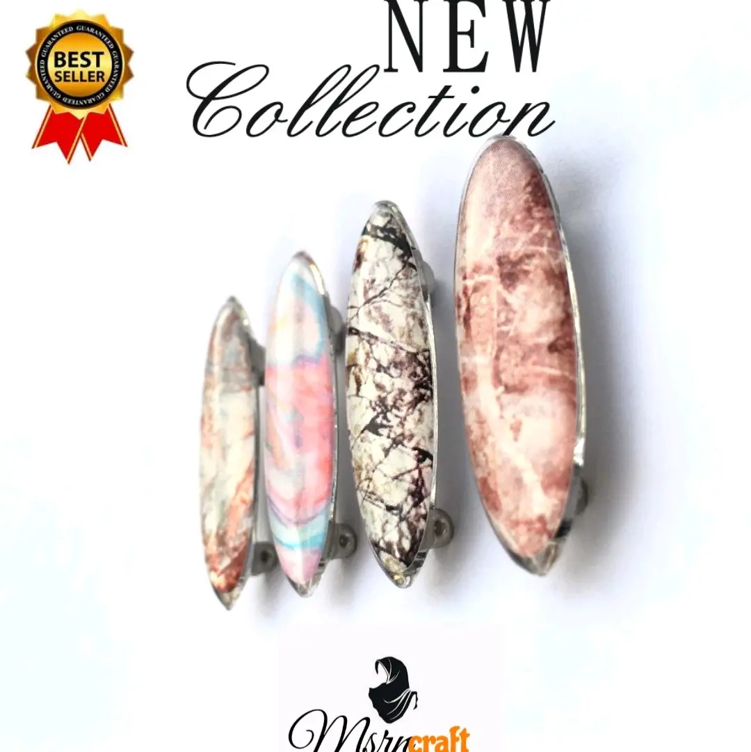 PIN JILBAB DAGU PREMIUM MOTIF MARMER - PENITI JILBAB BROS JILBAB PIN DAGU KUALITAS GRADE A Anti Nyangkut Anti Karat pen it