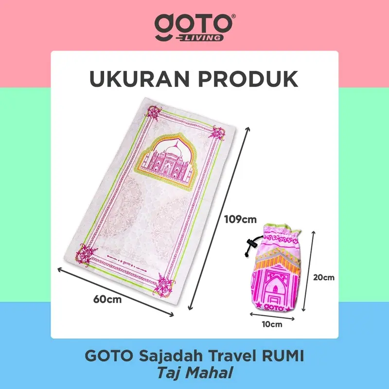 goto sajadah travel pouch kekinian anti ribet hampers kado 4