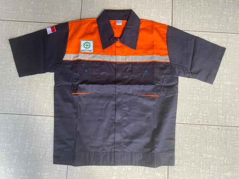 Wearpack Atasan Lengan Pendek Pria Safety 7