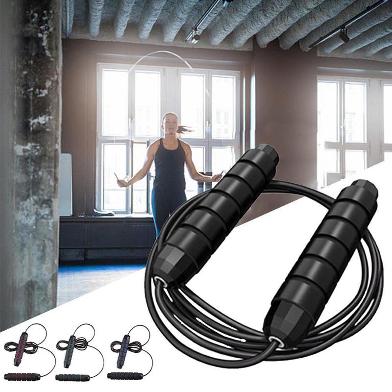 Product Introduction of Skipping Rope Fitness Physical Training Yoga Forged Skipping Bearing Wire Rope Rope Skipping P2V7 18