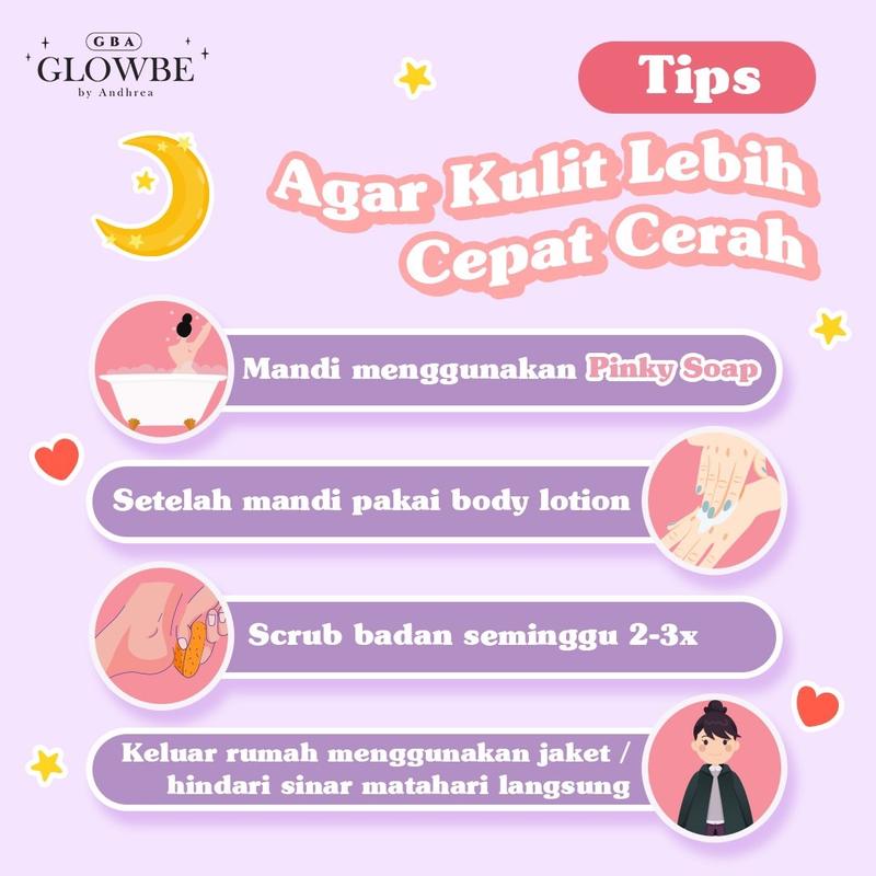 [BPOM] Glowbe Pinky Soap For Brightening Skin GBA glowbe by andhrea 3