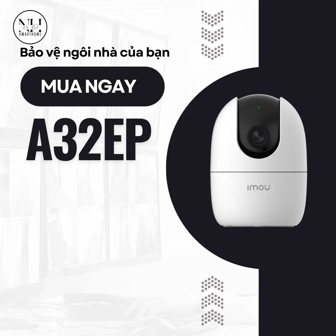 Camera IP Wifi 3MP Imou Ranger 2 A32EP dùng trong nhà xoay 360 độ đàm thoại hai chiều