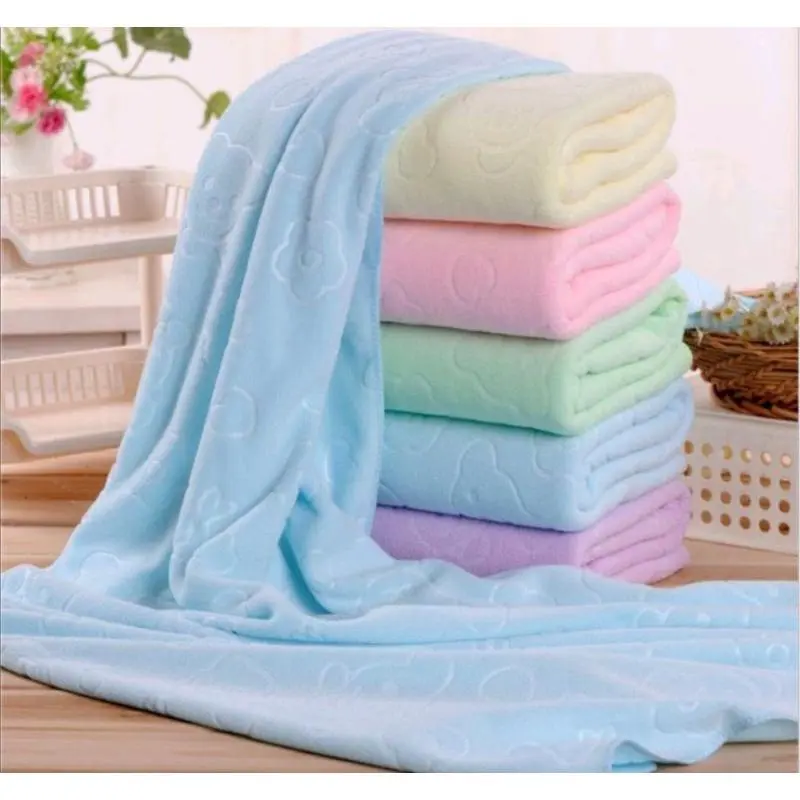VKM Handuk mandi jumbo microfiber bayi dewasa 70 X 140