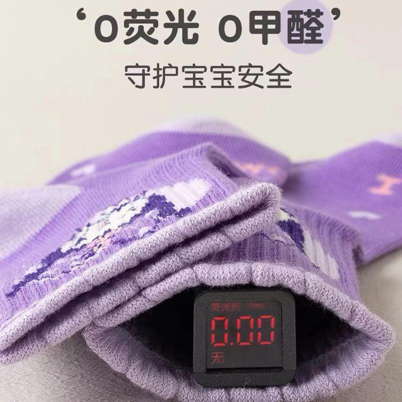 Tất Trẻ Em, Bé Gái Nhỏ Và Bé Gái, Cotton Nguyên Chất, Phong Cách Clow M, Giữa Bắp Chân, Thiết Kế Ren Dễ Thương, Thích Hợp Cho Mùa Thu Và Mùa Đông, Cỡ Trung Bình Và Lớn, Đa Năng 8