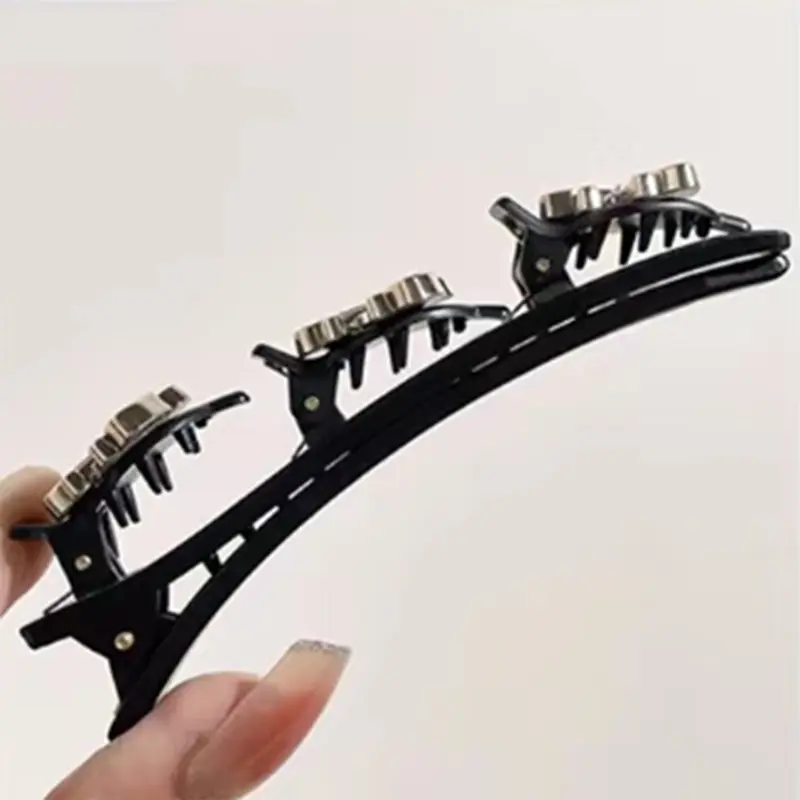 Kẹp Tóc Pha Lê Lấp Lánh, Phụ Kiện Tóc Bện, Kẹp, 1 Cái, JYSM 6