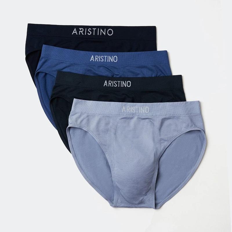Product Introduction of COMBO 4 Quần lót nam ARISTINO polyamide thun lạnh cao cấp logo dệt liền mềm mịn kháng khuẩn - ABF069 2