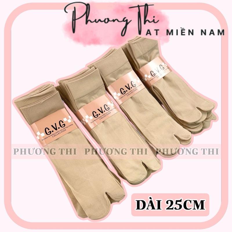    CHUẨN LOẠI 1   Set 20 - 40 Chiếc Tất Vớ Da Xỏ Ngón Size Trên Mắt Cá Đi Nắng Ủ Kem Hiệu GVG 