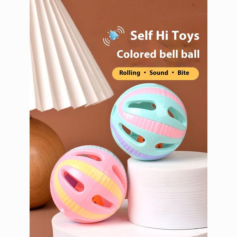 Product Introduction of Cat Toy Self-Entertainment Sound Bell Ball Durable Teaser Wand 4