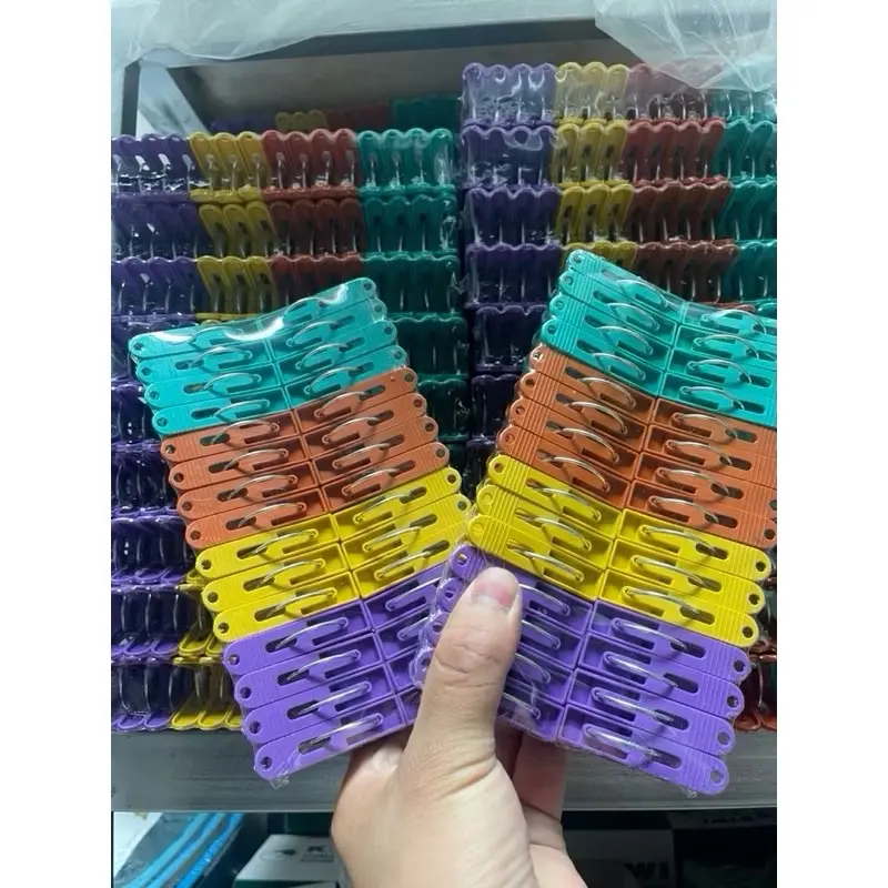 Vỉ 30 kẹp quần áo, kẹp sách, giấy tờ.