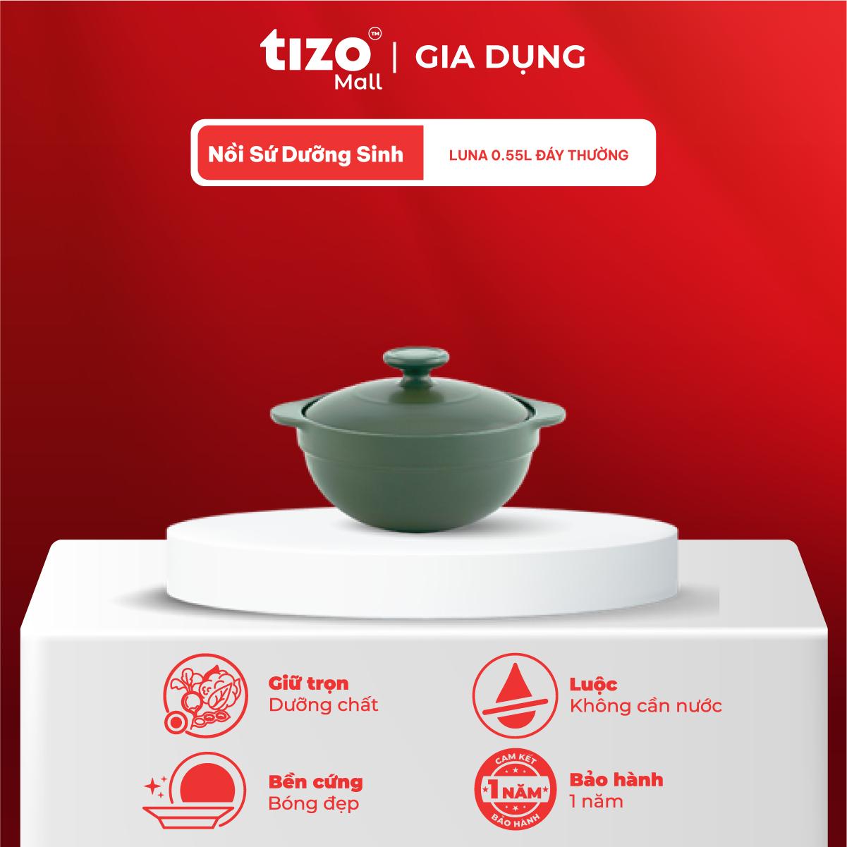 Nồi sứ dưỡng sinh Healthy Cook Mini (Bếp gas - Bếp hồng ngoại)