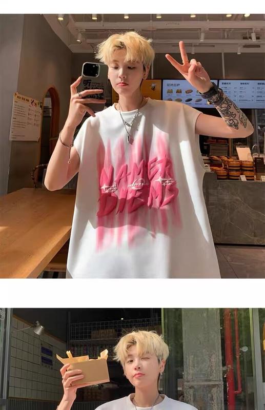 Product Introduction of Áo Thun Nam Mùa hè, Thời Trang Hàn Quốc Mới, Phong Cách Instagram Tối Giản, Không Tay, Dáng Rộng Vừa Vặn, Dễ Phối Đồ Thường Ngày Cổ Tròn, Áo Vest Thể Thao, Cỡ M-5XL, Áo Yếm, Dành Cho Nam 10